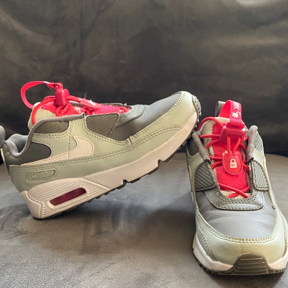 Air Max 90 Toggle PS Youth ‘Flat Pewter White' - Nike -